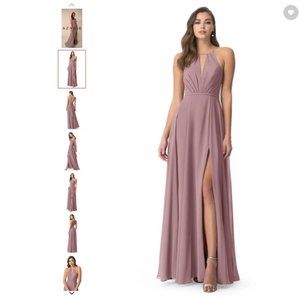 Azazi Evalleen Bridesmaid Dress, Dusty Rose (custom sized, see measurements)